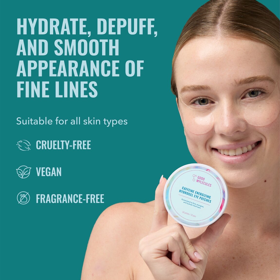 Caffeine Energizing Hydrogel Eye Patches M2