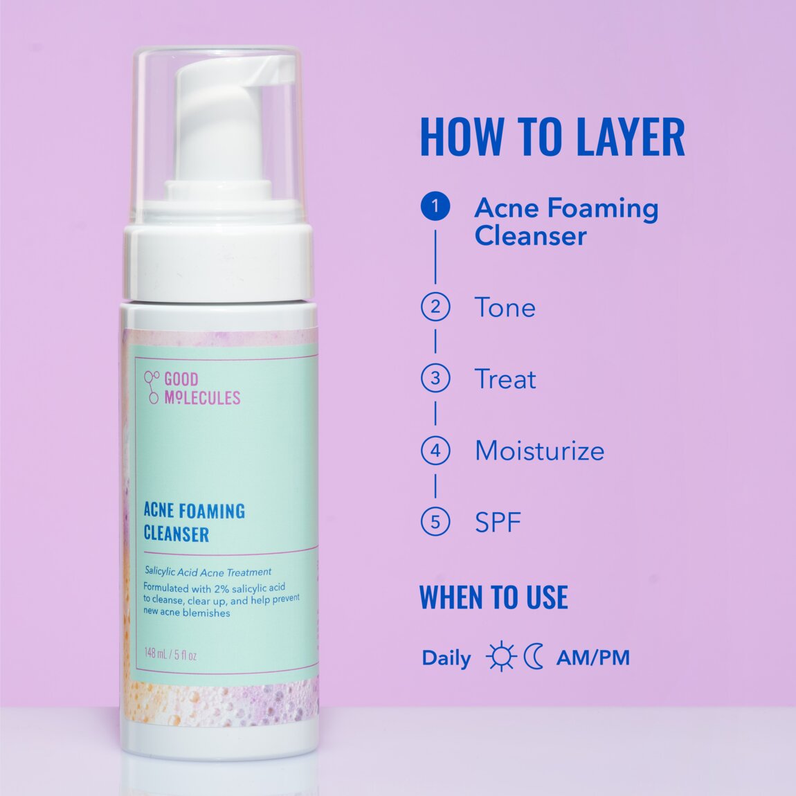 Acne Foaming Cleanser X6