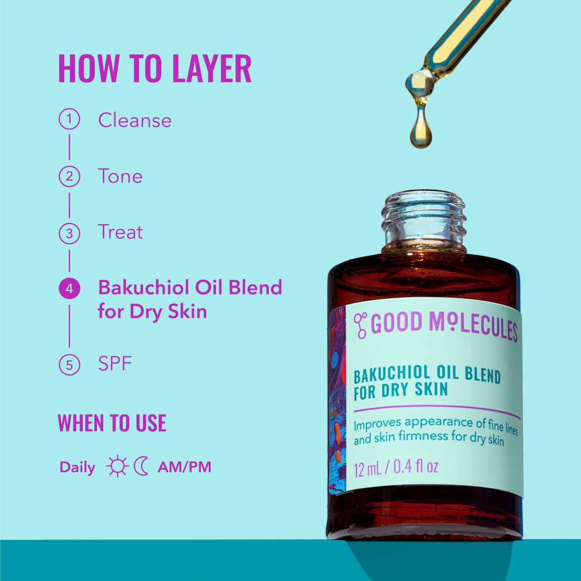 Bakuchiol Oil Blend for Dry Skin K8