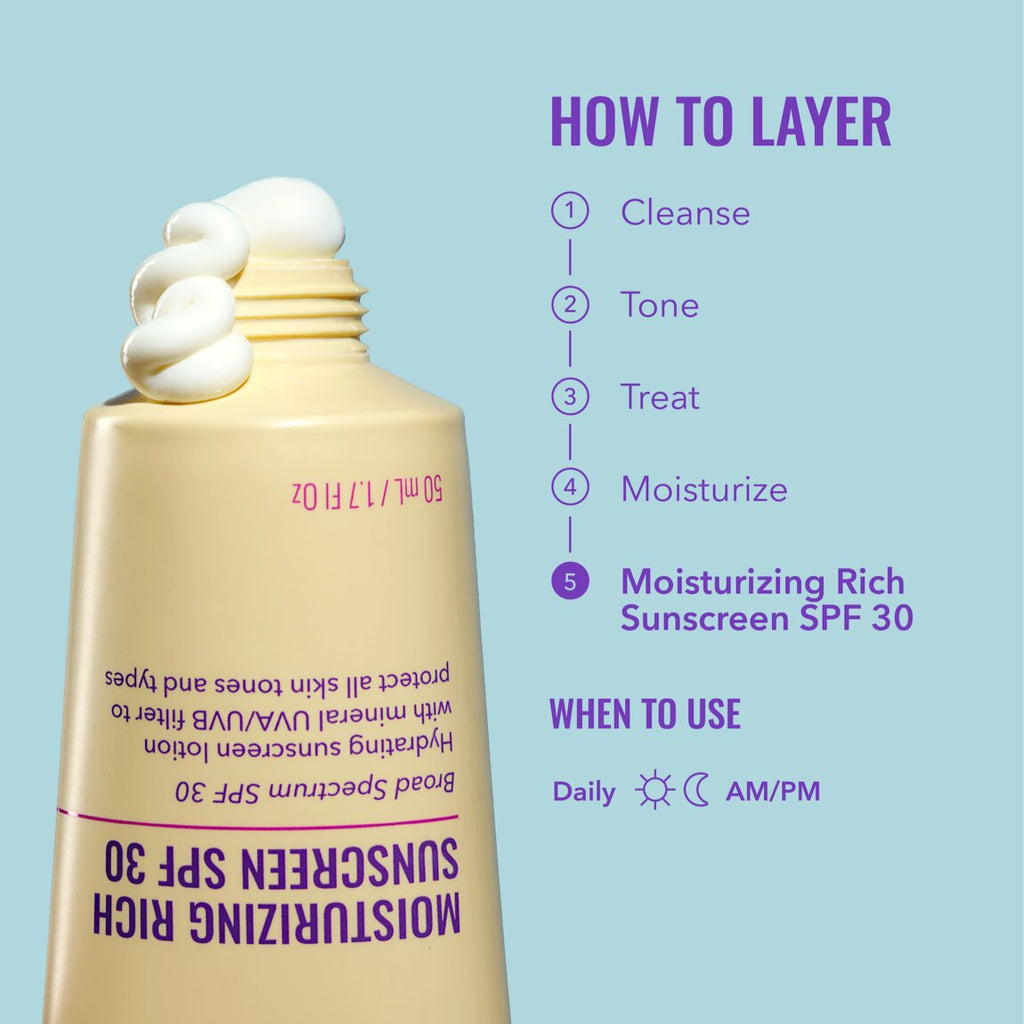 Moisturizing Rich Sunscreen SPF 30 R3
