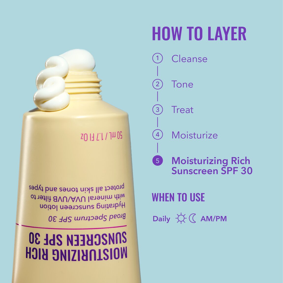Moisturizing Rich Sunscreen SPF 30 R3