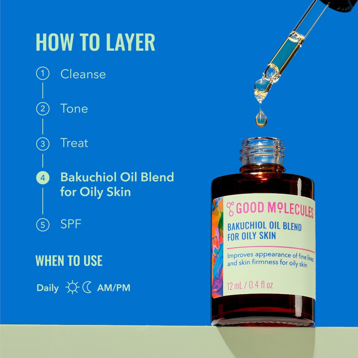 Bakuchiol Oil Blend for Oily Skin Q4