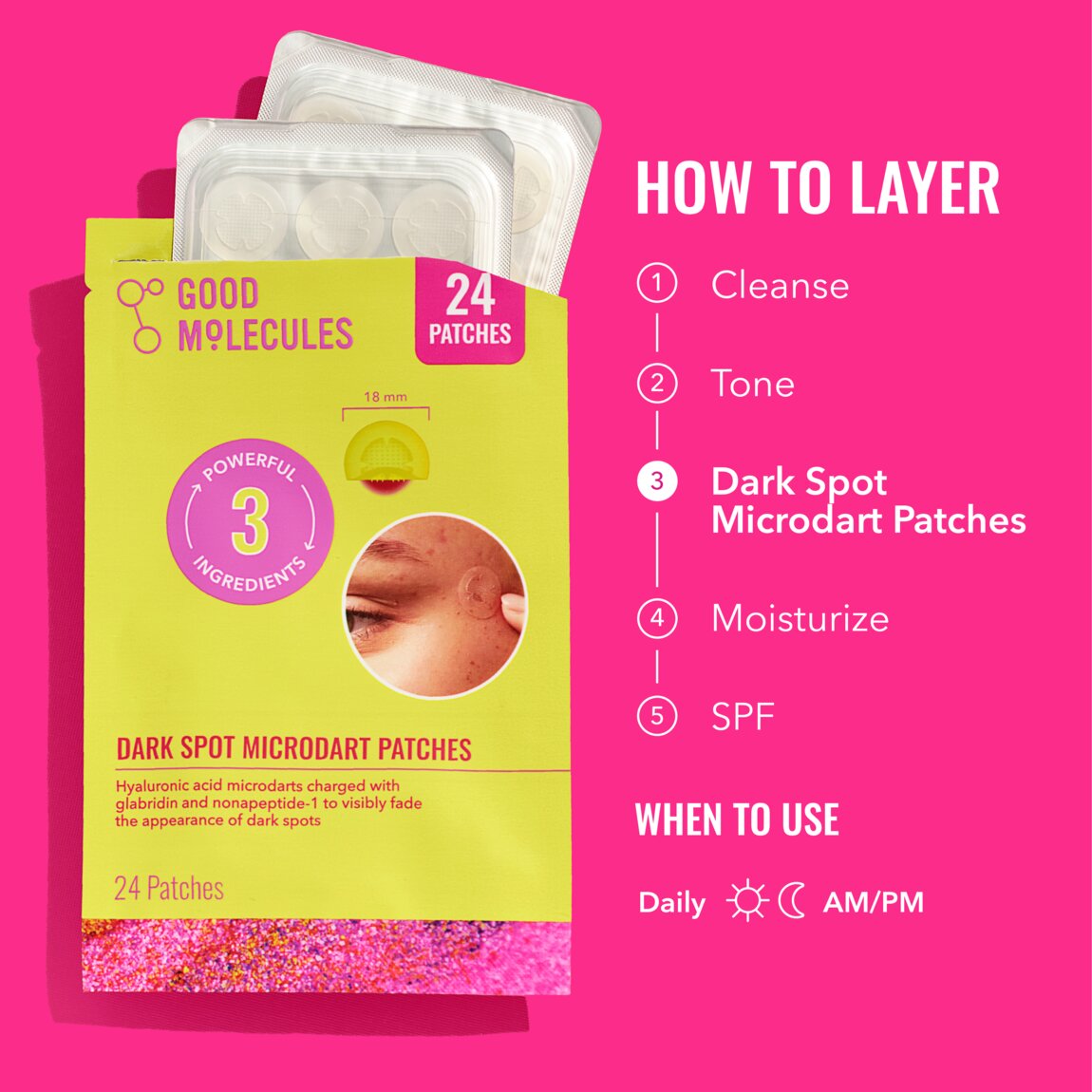 Dark Spot Microdart Patches Z1